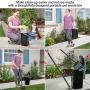 PetFusion Portable Outdoor Pet Waste Disposal. Innovative Dog Waste Station with Locking Handle, Universal Dog Poop Bag Holder, Complimentary Deodorizer & 5 Waste Bags Incl. 12 Month Warranty