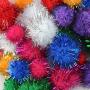 Rimobul Assorted Color Sparkle Balls My Cats All Time Favorite Toy - 1.5'' - 50 Pack