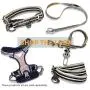 Blueberry Pet 8 Colors 3M Reflective Multi-Colored Stripe Dog Leashes