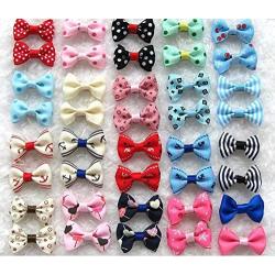 Dogs Kingdom Variety Patterns Pet Dog Cat Head Flower Hairpin Pet Bow Hairpin