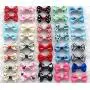Dogs Kingdom Variety Patterns Pet Dog Cat Head Flower Hairpin Pet Bow Hairpin