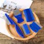 Spiralization Direct 5 Pack Dog Comb Tear Stain Remover Pet Grooming Flea Comb for Removal Mucus, Crust and Stains