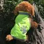 HONUTIGE Pet Safety Vest, High Visibility for Outdoor Activity Day and Night, Dog Exercise Reflective Costumes, Dog Chest Harness Adjustable, Green