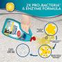 Simple Solution Pet Urine Destroyer | Enzymatic Cleaner with 2X Pro-Bacteria Cleaning Power | Targets Urine Stains and Odors | 1 Gallon