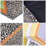 YYDS Outdoor Pet House, Winter Warm Cat House Waterproof, Leopard Print Stray Kitty House Thickened Weatherproof Pet Shelter for Cat Dog