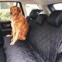 BarksBar Pet Car Seat Cover with Seat Anchors for Cars, Trucks and SUVs, Water Proof and Non-Slip Backing Regular, Black