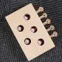 BeesClover Wooden 5 Mouse Holes Scratch Bite Resistant Interactive Toy for Pet Cat Mouse pet Gift BeesClover Wooden 5 Mouse Holes Scratch Bite Resistant Interactive Toy for Pet Cat Mouse pet Gift