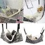 AKIRO Pet Cage Hammock, Pet Hanging Bed Round Dot Tower Zebra Leopard Pattern Warm Pet Hammock Pet Cage Hammock, Soft Plush Hanging Pet Cat Bed Mat Winter Warm Cotton Cat Hammock for Kitten Cat Cage AKIRO Pet Cage Hammock, Pet Hanging Bed Round Dot Tower Zebra Leopard Pattern Warm Pet Hammock Pet Cage Hammock, Soft Plush Hanging Pet Cat Bed Mat Winter Warm Cotton Cat Hammock for Kitten Cat Cage