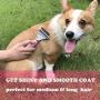 Pet Dematting Comb - 2 Sided Undercoat Rake for Cats & Dogs - Safe Grooming Tool for Easy Mats & Tangles Removing - Medium and Long Haired Cats Dogs Brush for Shedding