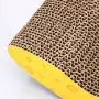 N+A M Shape Corrugated Paper Pet Cat Toy Cat Claw-Grinding Plate with Catnip Leopard Print Pattern 17.32'' x 9.45'' N+A M Shape Corrugated Paper Pet Cat Toy Cat Claw-Grinding Plate with Catnip Leopard Print Pattern 17.32'' x 9.45''