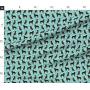 Spoonflower Fabric - Rottweiler Dog Dogs Toys Blue Toy Bone Pet Portrait Printed on Modern Jersey Fabric by The Yard - Fashion Apparel Clothing with 4-Way Stretch