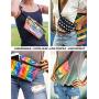 FYDELITY- Ultra-Slim Fanny Pack: FUNKY FESTIVAL Classic Styles | Fun, Festive