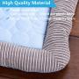 RPGT Pet Cooling Bed Mat Summer Self Cooling Pad Washable Cool Fabric Bed Mat Non-Slip Water Resistant for Dogs & Cats - No Water or Electricity Needed