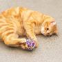 Pet Craft Supply Yowlin Yarn - Multi Color Yarn Balls with Rattle Cat Toys