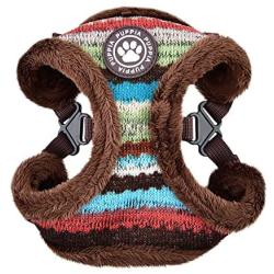 Puppia Crayon Harness C, Medium, Brown