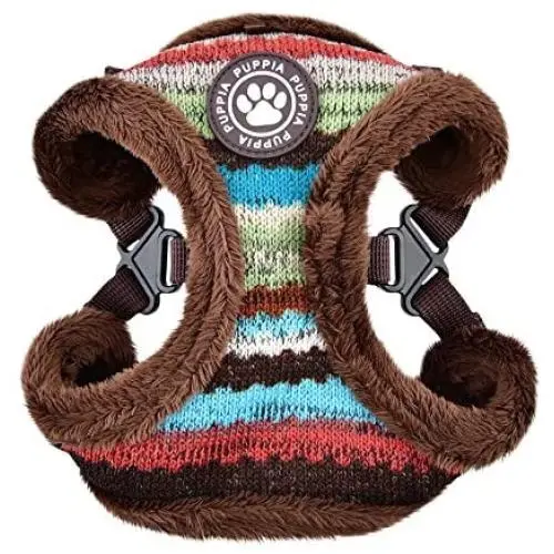 Puppia Crayon Harness C, Large, Brown Puppia Crayon Harness C, Large, Brown