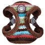Puppia Crayon Harness C, Medium, Brown