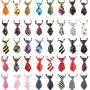 Segarty Neckties, 40 Pet Bowties, Adjustable Puppy Bow Tie Dog Collar Costume Grooming Accessories for Wedding Birthday Holiday Valentines Day Party Daily Wearing, Gift for Small Dog Cats, No Repeats