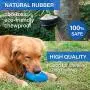 Tough Dog Toys for Aggressive Chewers Large Breed, Apasiri Squeaky Dog Toys Ball, Aggressive Chew Toys for Large Dogs, Puppy Teething Toys, Durable Indestructible Pet Toys for Medium Big Dogs Blue Tough Dog Toys for Aggressive Chewers Large Breed, Apasiri Squeaky Dog Toys Ball, Aggressive Chew Toys for Large Dogs, Puppy Teething Toys, Durable Indestructible Pet Toys for Medium Big Dogs Blue