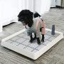 Dog Training Tray,Puppy Potty Tray Holder,Puppy Dog Pad Holder,Indoor Training Toilet for Puppies Square Pet Training Toilet Pad Holder Portable