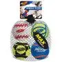Nerf Dog Sports Ball Dog Toys, Lightweight, Durable and Water Resistant, 2.5 Inches, for Small/Medium/Large Breeds, Four Pack, Mixed Colors, Model:3372 Nerf Dog Sports Ball Dog Toys, Lightweight, Durable and Water Resistant, 2.5 Inches, for Small/Medium/Large Breeds, Four Pack, Mixed Colors, Model:3372