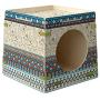 WODIZA, Christmas Cat and Dog Home Natural Wooden Pet House for Indoor - Premium Design Easy Clip System for Assembly - Made from Durable Finland Birch Wood