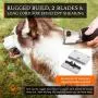 Pet & Livestock HQ | 380W Professional Dog Grooming Clippers Kit, XL & Large Dog Haircut Machine, Heavy-Duty, Electric Hair Trimmer for Dogs with Thick Coats, Horses, Equine, Cattle, 2 Blades Pet & Livestock HQ | 380W Professional Dog Grooming Clippers Kit, XL & Large Dog Haircut Machine, Heavy-Duty, Electric Hair Trimmer for Dogs with Thick Coats, Horses, Equine, Cattle, 2 Blades