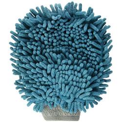 Messy Mutts Microfiber Grooming Mitt, Blue