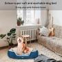 KROSER Deluxe 25.5''/33''/41''/48'' Dog Bed with Reversible Pillow (Warm and Cool), Super Soft Sleeping Pet Bed, Machine Washable & Removable Covers, Non-slip Waterproof Bottom Sofa Bed for Dogs 25-110LBS