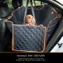 Lantoo Dog Seat Cover, Large Back Seat Pet Seat Cover Hammock for Cars, Trucks, SUVs with Nonslip Backing, Side Flaps, Waterproof, Soft