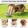 FLYHANA Dog Soccer Ball with Grab Tabs, Interactive Dog Toys Durable Tug of War Dog Toy, Dog Water Toy for Indoor &Outdoor, Durable Dog Balls for Small & Medium Dogs,for Park, Grass, Beach,Pool,6 Inch