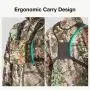 TIDEWE Bino Harness with Rangefinder Pouch & Rain Cover, Durable Lightweight Portable Binocular Pack, Comfortable Large & Small Bino Chest Harness for Hunting, Hiking (Realtree Edge Camo & Brown) TIDEWE Bino Harness with Rangefinder Pouch & Rain Cover, Durable Lightweight Portable Binocular Pack, Comfortable Large & Small Bino Chest Harness for Hunting, Hiking (Realtree Edge Camo & Brown)