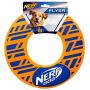 Nerf Dog Force Grip Flyer Dog Toy, Frisbee, Lightweight, Durable and Water Resistant, Great for Beach and Pool, 10 inch Diameter, for Medium/Large Breeds, Single Unit, Orange/Blue Nerf Dog Force Grip Flyer Dog Toy, Frisbee, Lightweight, Durable and Water Resistant, Great for Beach and Pool, 10 inch Diameter, for Medium/Large Breeds, Single Unit, Orange/Blue