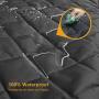 Dog Car Seat Cover , MOKOQI Back Seat Protector Pet Mat Hammock Dog Cover for Cars & SUVs, Keeping Car Backseat Pristine Clean After Travel ,Waterproof ScratchProof Non-Slip Pet Seat Covers
