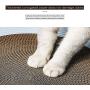 ZWHY Cat Scratcher Lounge Cardboard Cat Scratcher for Indoor Cats Round Cat Scratching House for Medium and Small Cats
