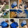 Pet Grooming Glove - Gentle Pet Hair Remover Mitt - True Touch Deshedding Glove for Cats, Dogs for Long & Short Fur - Enhanced Five Finger Design for Cat Grooming Gloves Brush(One Pair) Pet Grooming Glove - Gentle Pet Hair Remover Mitt - True Touch Deshedding Glove for Cats, Dogs for Long & Short Fur - Enhanced Five Finger Design for Cat Grooming Gloves Brush(One Pair)