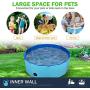 Dono Foldable Pet Bath Tub for Small to Large Sized Dogs Outdoor PVC Swimming Bathing Tub Kiddie Pool for Dogs and Cats and Kids