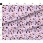 Spoonflower Fabric - Poodles Pink Toy Fancy Dog Pet Puppy Poodle Dogs Printed on Petal Signature Cotton Fabric by The Yard - Sewing Quilting Apparel Crafts Decor