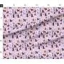 Spoonflower Fabric - Poodles Pink Toy Fancy Dog Pet Puppy Poodle Dogs Printed on Petal Signature Cotton Fabric by The Yard - Sewing Quilting Apparel Crafts Decor