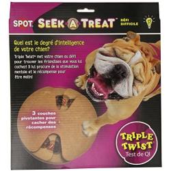 ETHICAL PRODUCTS 773606 Seek-A-Treat Advanced Challenge Triple Twist Toy for Pets