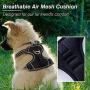 Funfox Dog Harness No Pull Pet Harness, Adjustable Dog Vest for Easy Walking, Breathable Oxford Material, Reflective Strips with Metal Front Clip for Control Small Medium Large Breed Dogs