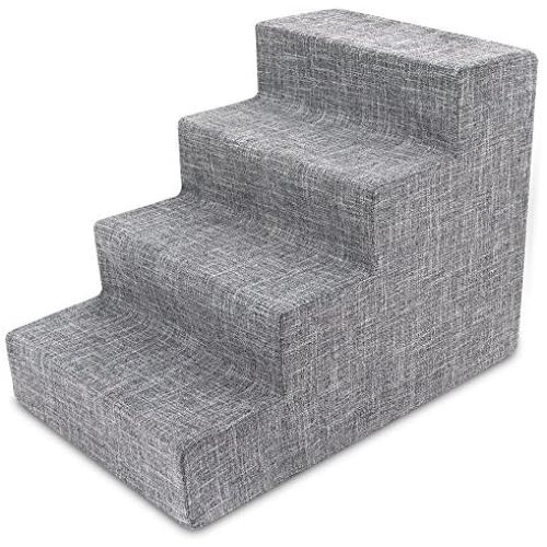 Best Pet Supplies USA Made Pet Steps and Stairs with CertiPUR-US Certified Foam for Dogs and Cats