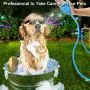 TOP STAR Pet Bathing Tool,Wearable Combination Shower Sprayer&Scrubber with Soft Brush and Massage,Bath Tub/Outdoor Garden Use,Comes with 8′ Hose TOP STAR Pet Bathing Tool,Wearable Combination Shower Sprayer&Scrubber with Soft Brush and Massage,Bath Tub/Outdoor Garden Use,Comes with 8′ Hose
