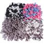 BeesClover 1Pcs Dog Snuffle Mat Pet Puzzle Toy Sniffing Training Pad Activity Blanket Feeding Mat for Dog Release Stress Dark Gray White pet Gift