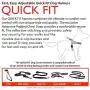 EzyDog Quick Fit No Pull Adjustable Harness Vest (Large, Black) and EzyDog Click - Car Seatbelt Harness Attachment (17.5in - 26in) EzyDog Quick Fit No Pull Adjustable Harness Vest (Large, Black) and EzyDog Click - Car Seatbelt Harness Attachment (17.5in - 26in)