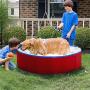 Zology Foldable Dog Pet Bath Pool Collapsible Dog Pet Pool Bathing Tub Kiddie Pool for Dogs Cats and Kids