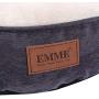 EMME Cats Bed Small Dog Bed 20in Donut Cat Bed Round Shape Dog Beds with Non-Slip Bottom Cozy, Warming and Machine Washable Cuddler Cushion Bed for Puppy Kitten and Newborn Pets