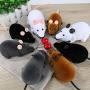 GMWZ Cat Toys Remote Control Wireless RC Simulation Mouse Toy, Electronic Rat Mice Toy for Kitten Cat Novelty Toy,Gray