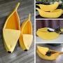· Petgrow · Cute Banana Cat Bed House, Christmas Pet Bed Soft Warm Cat Cuddle Bed, Lovely Pet Supplies for Cats Kittens Rabbit Small Dogs Bed