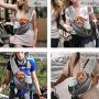 BELPRO Pet Dog Sling Carrier for Small Dogs, Cats and Puppies, Breathable Mesh Pet Front Hands-Free Bag with Adjustable Shoulder Strap for Outdoor and Travel